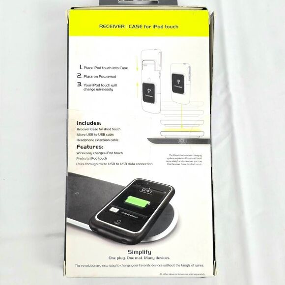 Powermat Wireless Charging Receiver Case for iPod Touch 2nd Gen (New Open Box) - Picture 5 of 5
